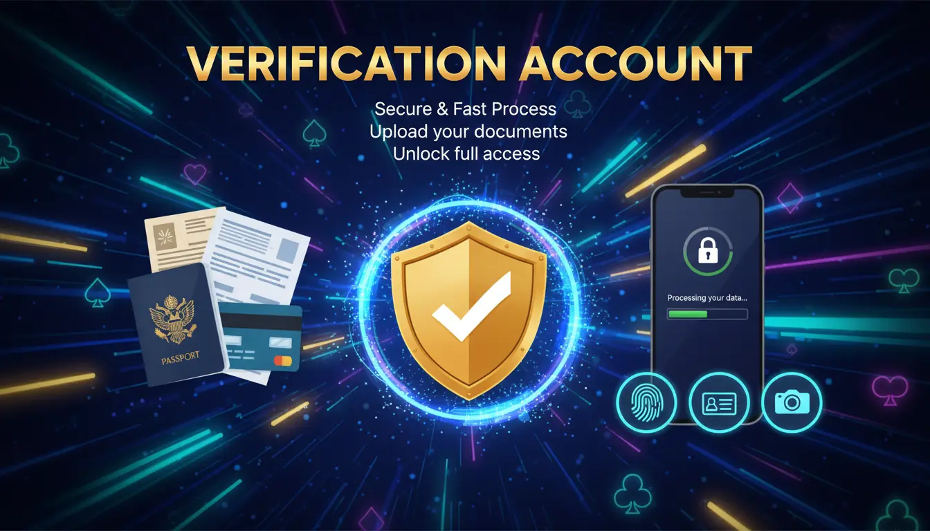 Verifiera konto hos Goldwin casino